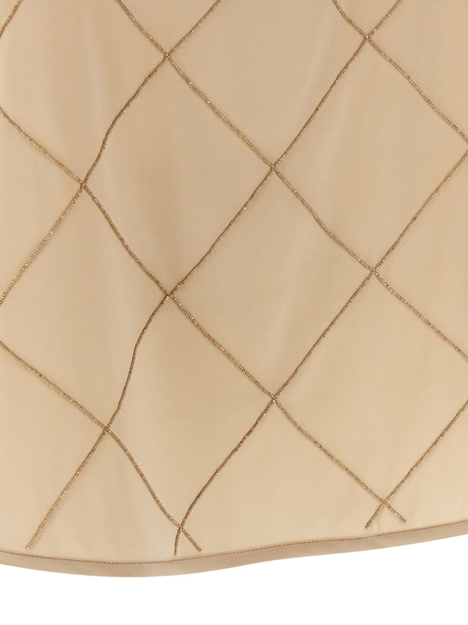 Топ шовковий Silk Peserico Бежевий 4 Silk top 94% silk 6% elastane PESERICO Beige