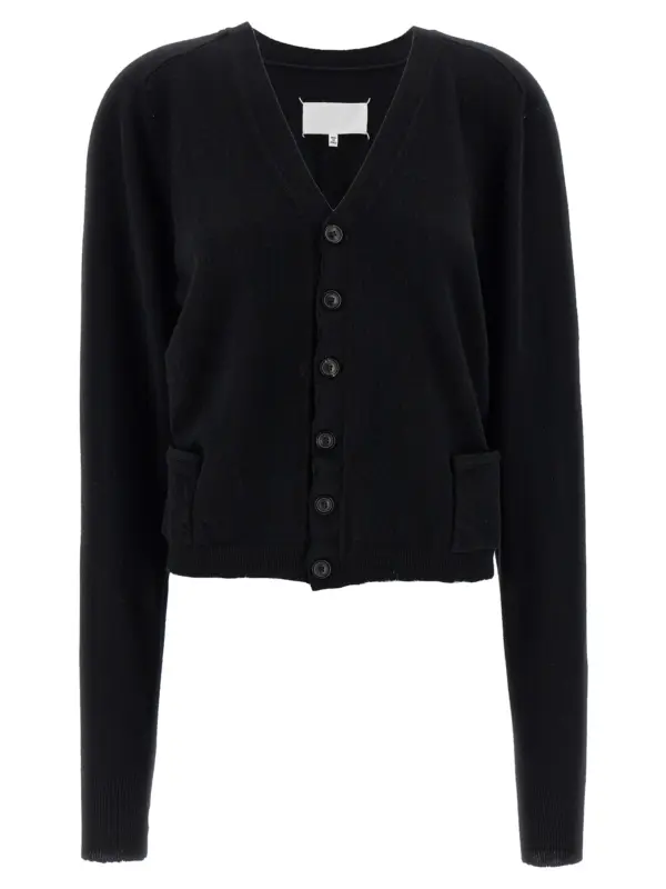 'Four Stitches' cardigan MAISON MARGIELA Black