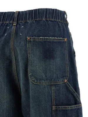 Workwear jeans 100% cotton MAISON MARGIELA Blue