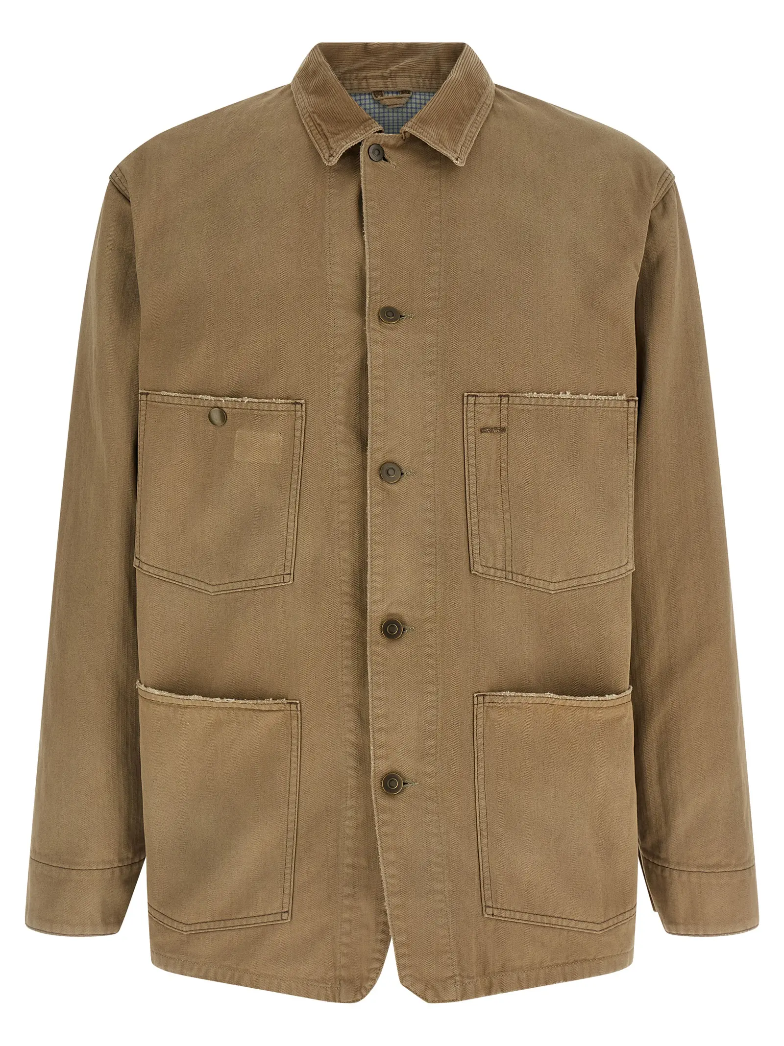 Піджак Herringbone Maison Margiela Бежевий 1 Herringbone jacket MAISON MARGIELA Beige