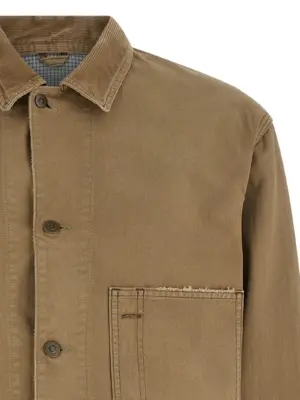 Herringbone jacket Man MAISON MARGIELA Beige