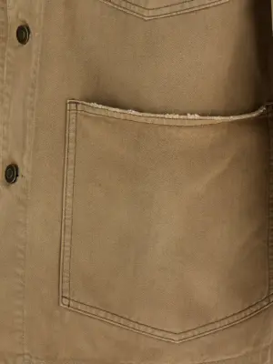 Herringbone jacket 100% cotton MAISON MARGIELA Beige