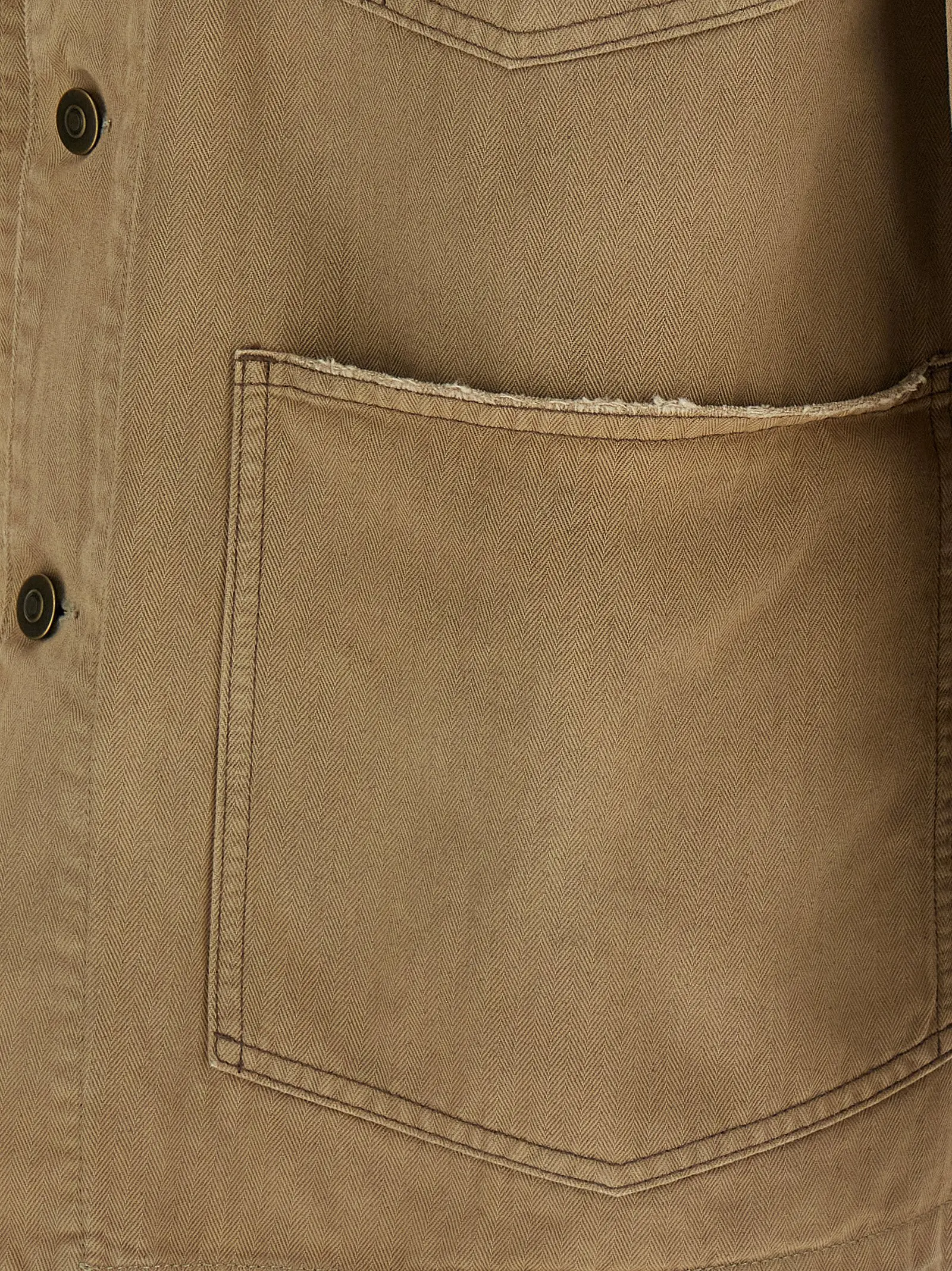 Піджак Herringbone Maison Margiela Бежевий 4 Herringbone jacket 100% cotton MAISON MARGIELA Beige