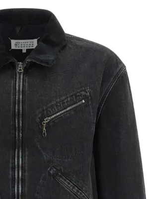 Japanese denim jacket Man MAISON MARGIELA Black