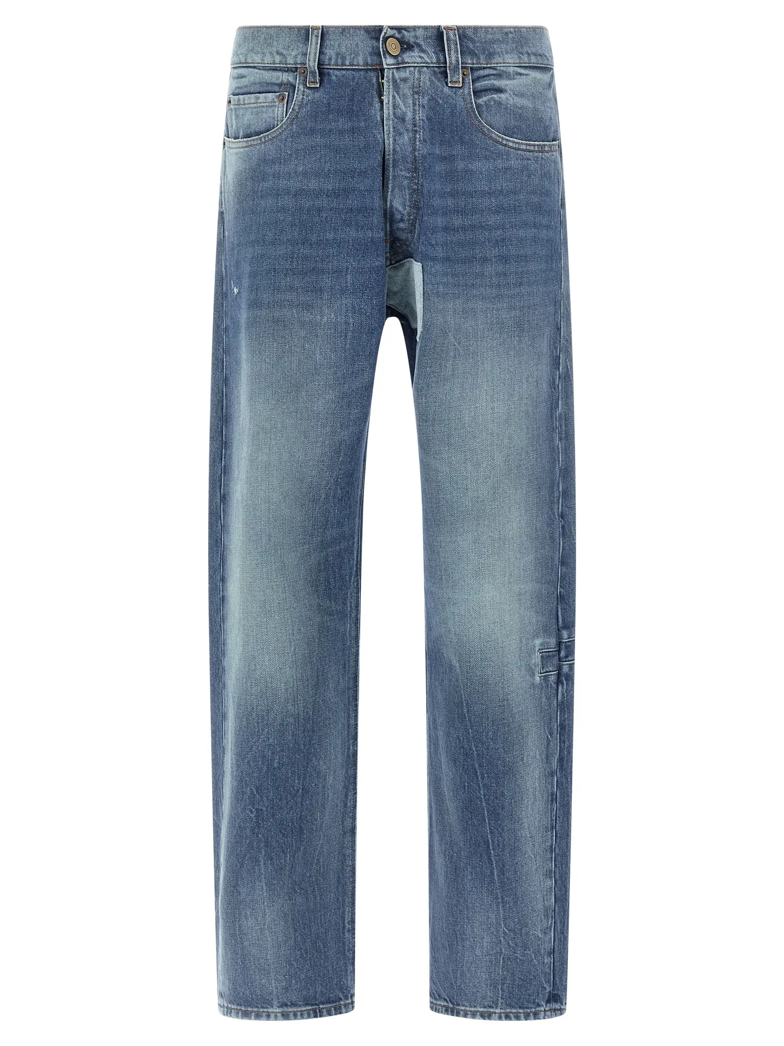 Джинси Patch Maison Margiela Сині 1 Patch jeans MAISON MARGIELA Blue