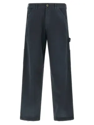Herringbone trousers MAISON MARGIELA Blue