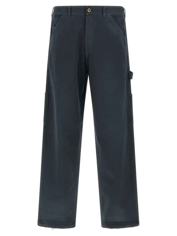 Herringbone trousers MAISON MARGIELA Blue