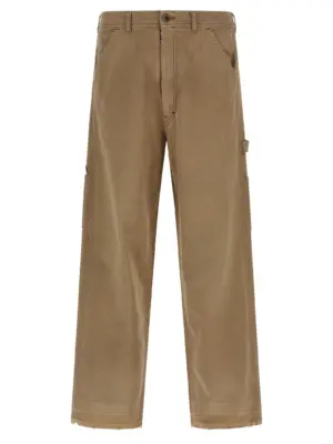 Herringbone trousers MAISON MARGIELA Beige