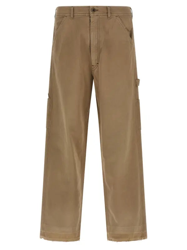 Herringbone trousers MAISON MARGIELA Beige