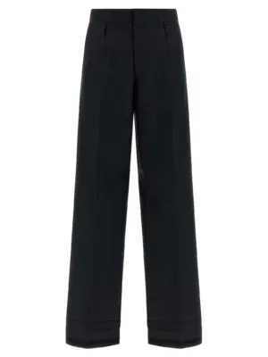 Herringbone trousers MAISON MARGIELA Black