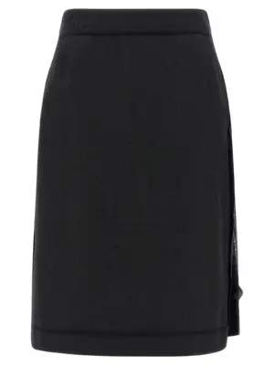 Inside-up skirt MAISON MARGIELA Gray