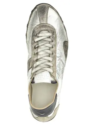 'Sprinters' sneakers 100% calfskin leather MAISON MARGIELA Silver