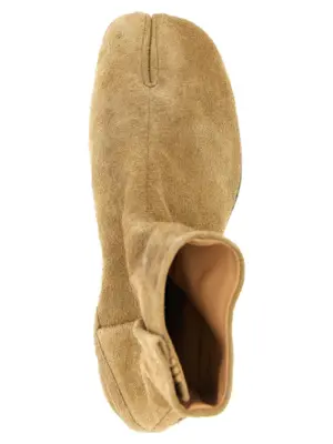 'Tabi' ankle boots 100% calfskin leather MAISON MARGIELA Beige