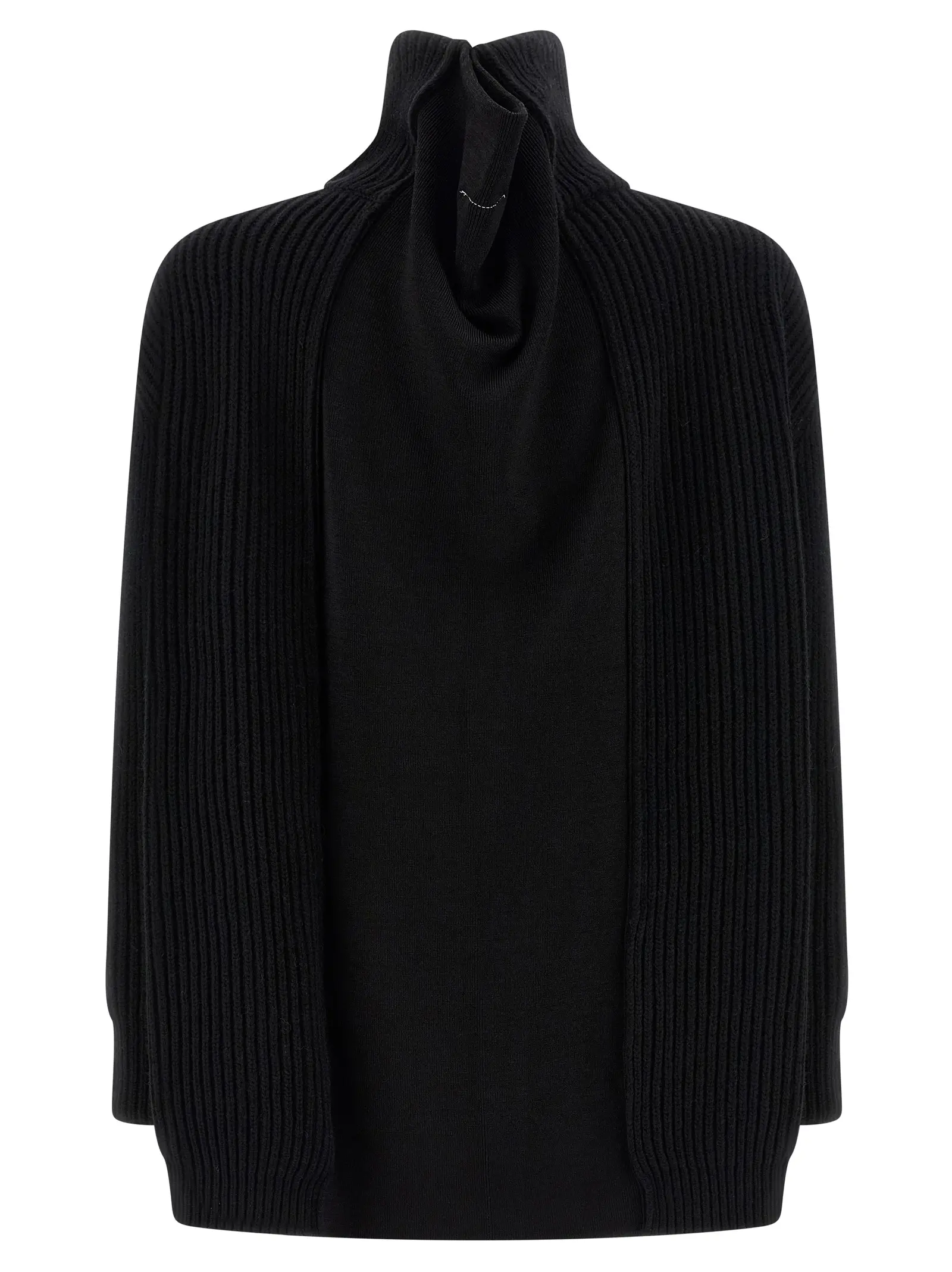 Сукня-кардиган Cardigan Mm6 Maison Margiela Чорна 3 Cardigan dress Woman MM6 MAISON MARGIELA Black