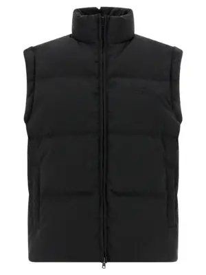 'Numeric signature MM6' embroidery down jacket S62AN0159M35609900 MM6 MAISON MARGIELA Black