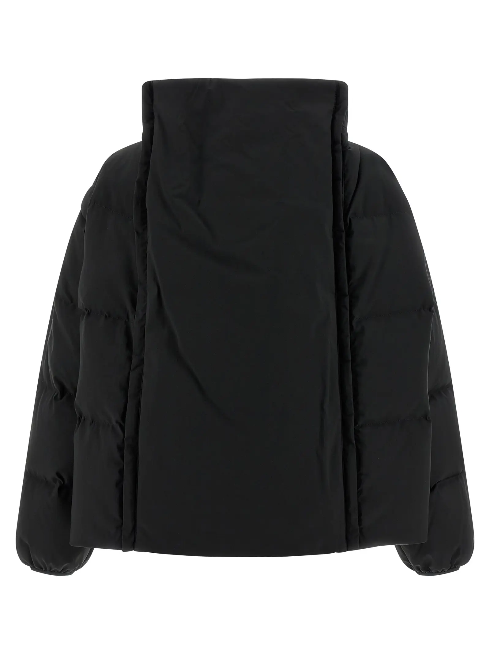 Пуховик Numeric signature MM6 embroidery Mm6 Maison Margiela Чорний 3 'Numeric signature MM6' embroidery down jacket Woman MM6 MAISON MARGIELA Black