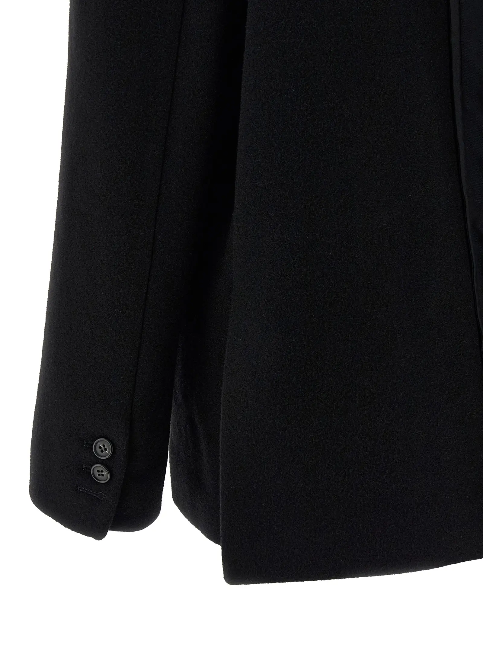 Піджак Back panel Mm6 Maison Margiela Чорний 4 Back panel blazer 80% virgin wool 20% polyester MM6 MAISON MARGIELA Black