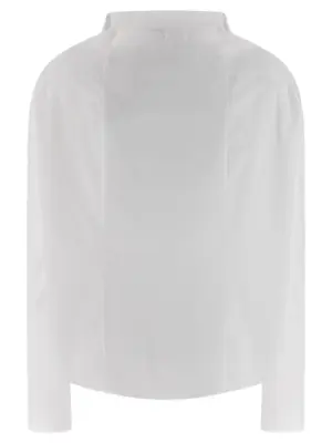 'Numeric signature MM6' embroidered shirt S62DT0049M35256100 MM6 MAISON MARGIELA White