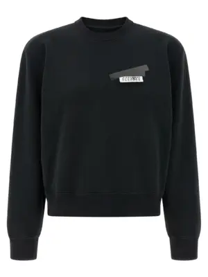 'Numeric signature MM6' sweatshirt MM6 MAISON MARGIELA Black