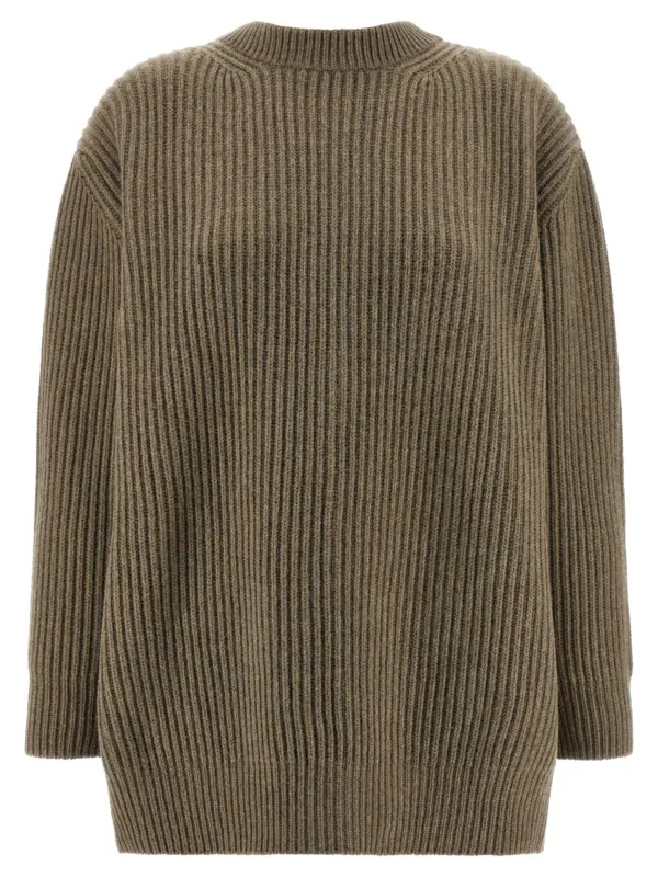 Sweater dress MM6 MAISON MARGIELA Beige