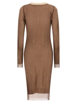 'Trapped' double layer dress S62HP0033M13191961 MM6 MAISON MARGIELA Beige