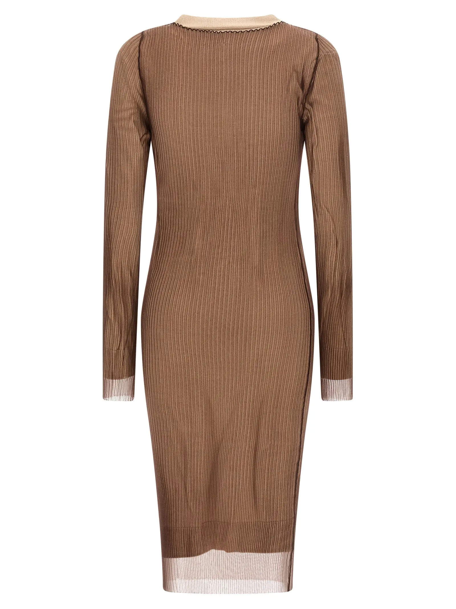Сукня подвійна Trapped Mm6 Maison Margiela Бежева 2 'Trapped' double layer dress S62HP0033M13191961 MM6 MAISON MARGIELA Beige