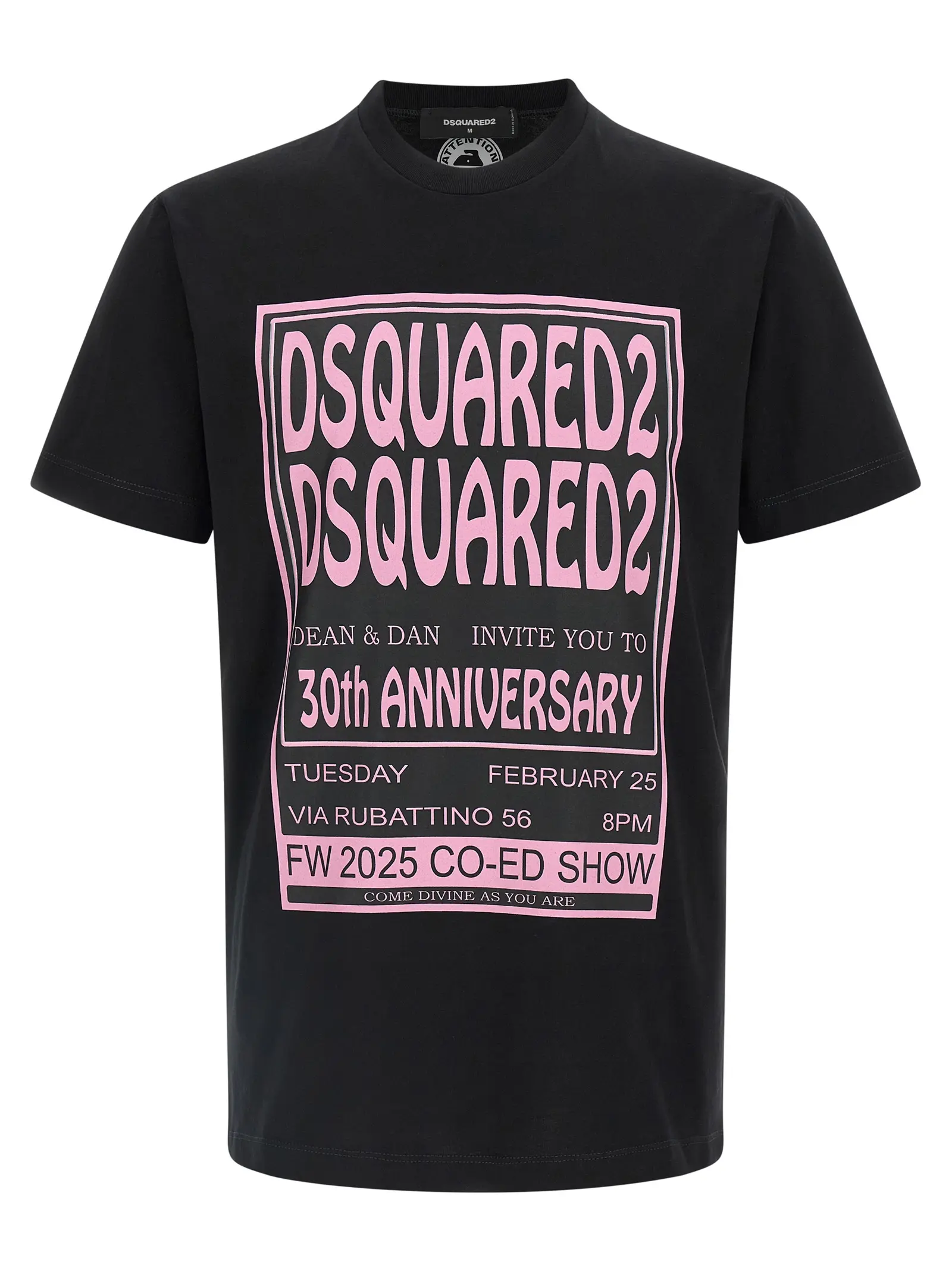 Футболка Dsquared2 Fashion Show Dsquared2 Чорна 1 'Dsquared2 Fashion Show' T-shirt DSQUARED2 Black