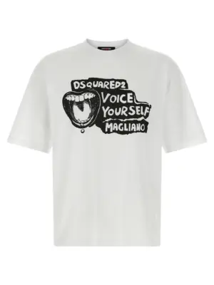 T-shirt capsule Magliano x Dsquared2 DSQUARED2 White/Black