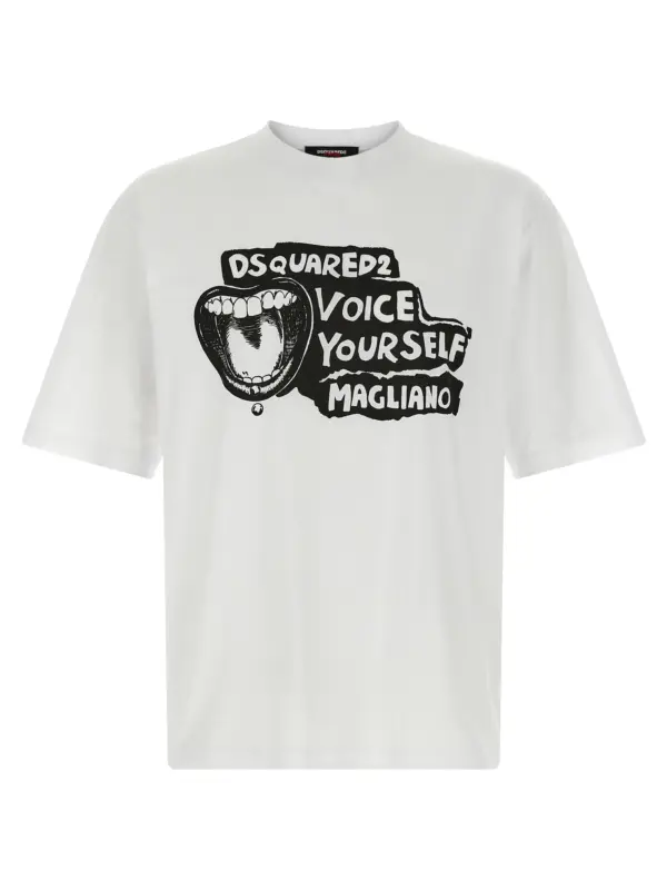T-shirt capsule Magliano x Dsquared2 DSQUARED2 White/Black