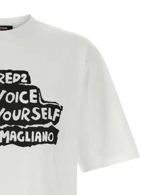 T-shirt capsule Magliano x Dsquared2 Man DSQUARED2 White/Black
