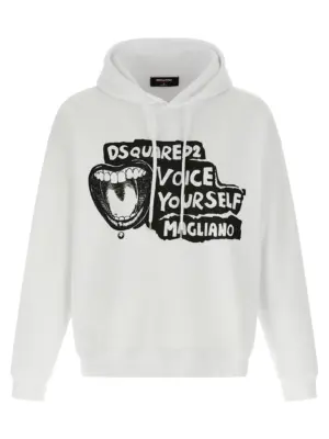 Magliano x Dsquared2 capsule hoodie DSQUARED2 White/Black
