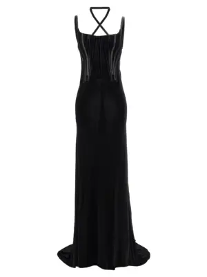 Corset dress DSQUARED2 Black