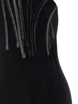 Corset dress 100% viscose DSQUARED2 Black