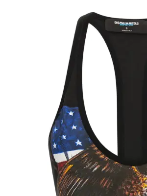 Bettter x Dsquared2 'Racer' bodysuit Woman DSQUARED2 Black