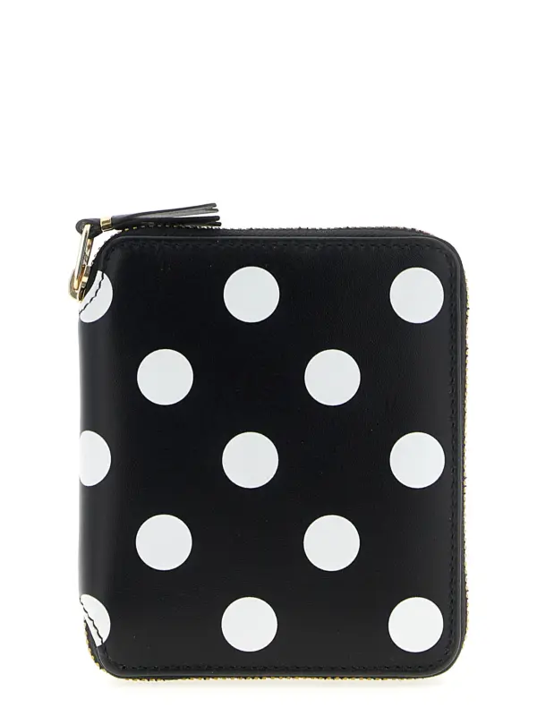 'Polka dots printed' wallet COMME DES GARÇONS WALLET White/Black