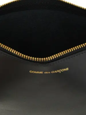 'Arecalf - SA5100' wallet 100% cow leather COMME DES GARÇONS WALLET Black