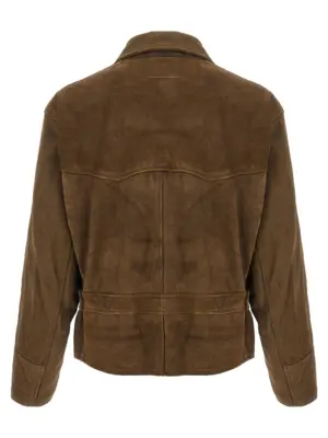 Biker jacket SH2AM0037M07012124 MM6 MAISON MARGIELA Brown
