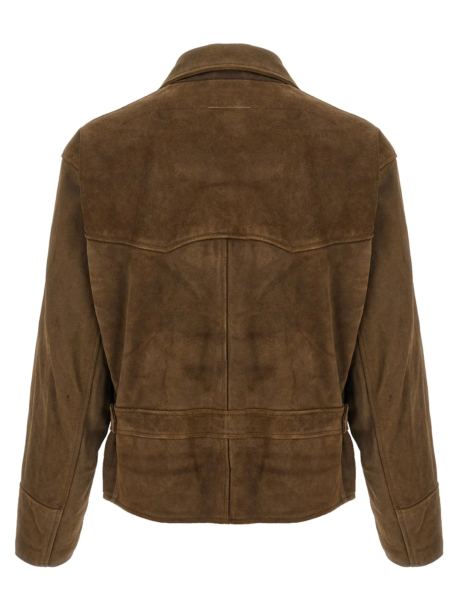 Куртка Biker Mm6 Maison Margiela Коричнева 2 Biker jacket SH2AM0037M07012124 MM6 MAISON MARGIELA Brown