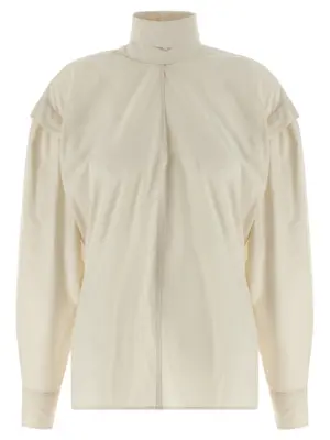 'Ascot' blouse TO1470LF1500WH048 LEMAIRE Beige