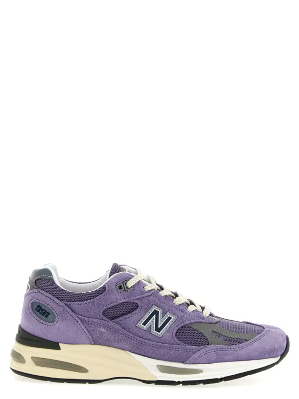 'Made in UK 991V2' sneakers NEW BALANCE Purple