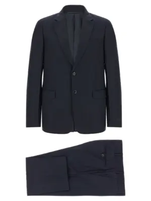 Pinstriped dress PRADA Blue