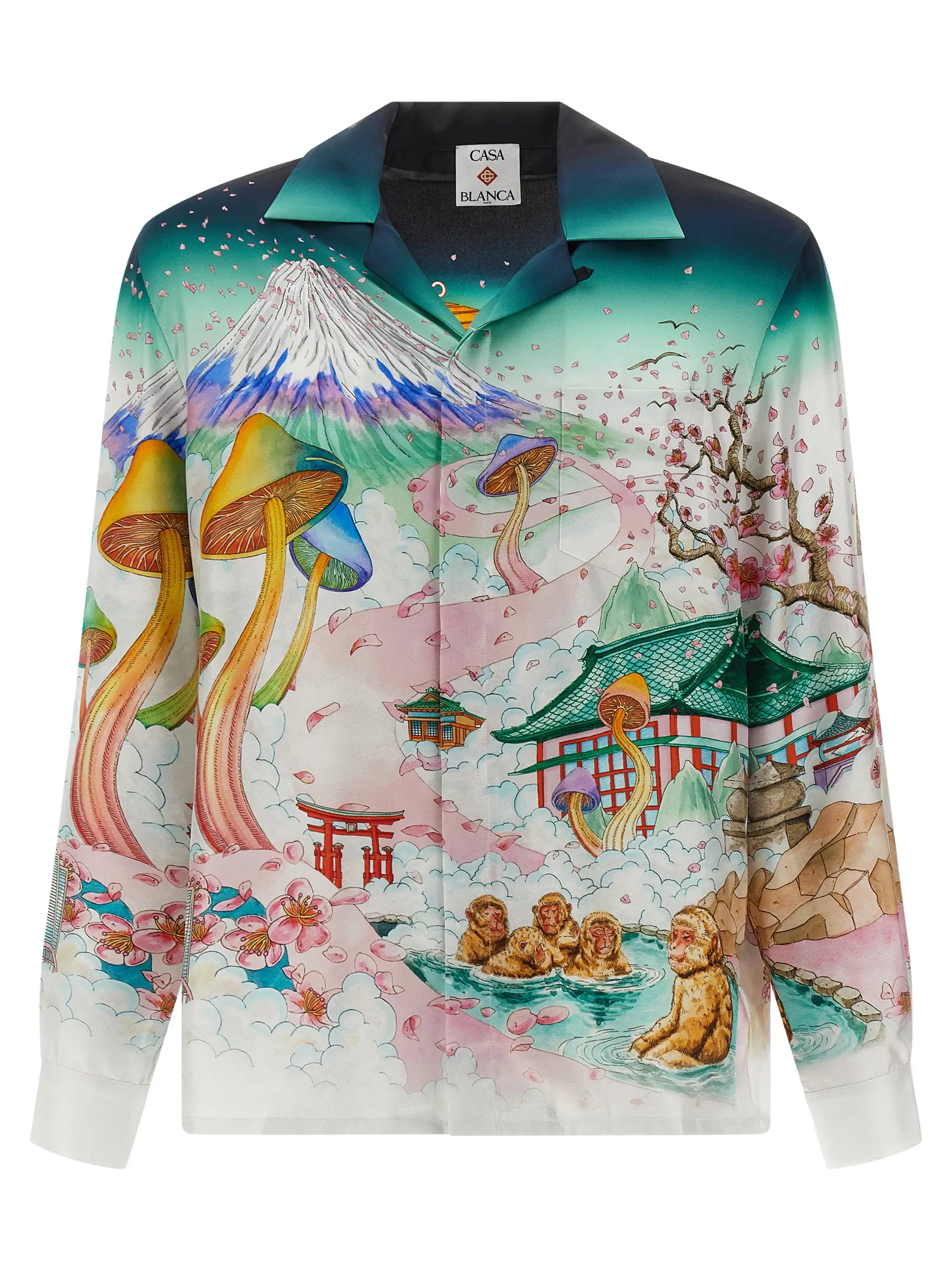 Сорочка Flowers Casablanca Багатокольорова 1 'Flowers' shirt CASABLANCA Multicolor