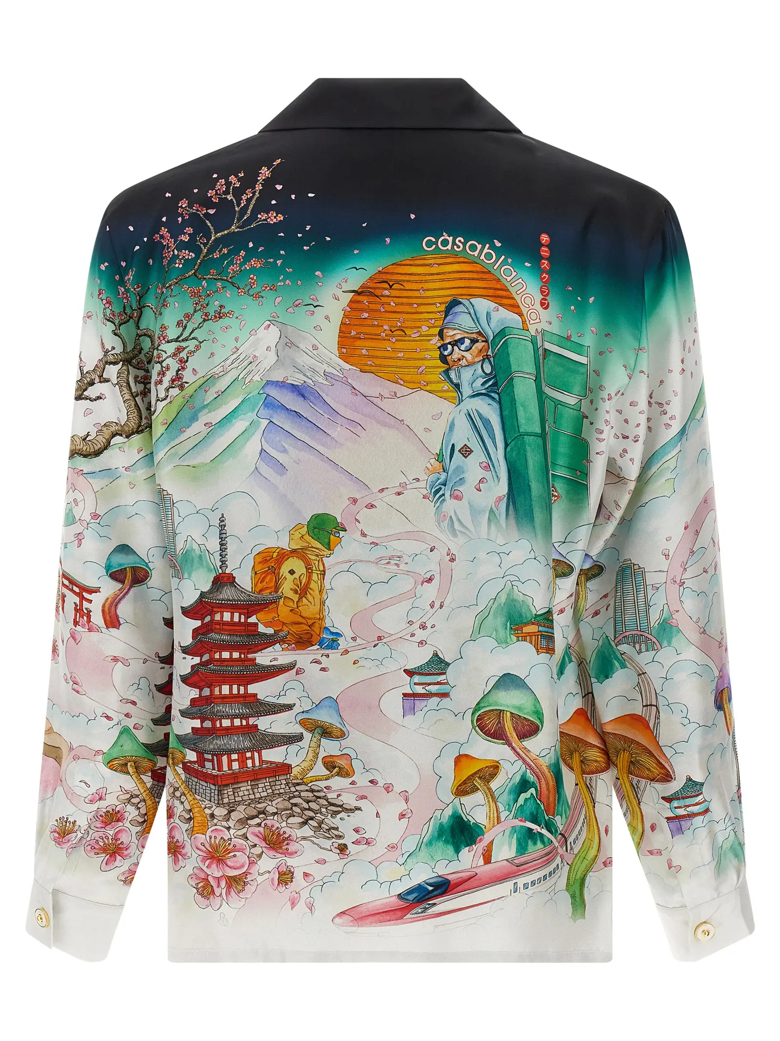 Сорочка Flowers Casablanca Багатокольорова 2 'Flowers' shirt UAW25SH00603FLOWERS CASABLANCA Multicolor