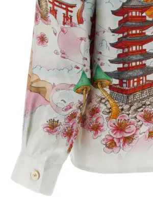 'Flowers' shirt 100% silk CASABLANCA Multicolor