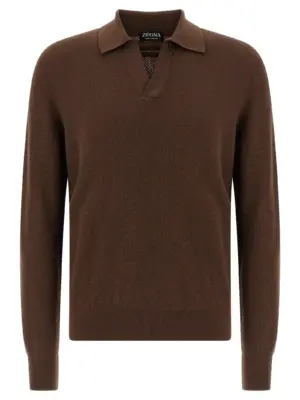 Polo Oasi cashmere ZEGNA Brown