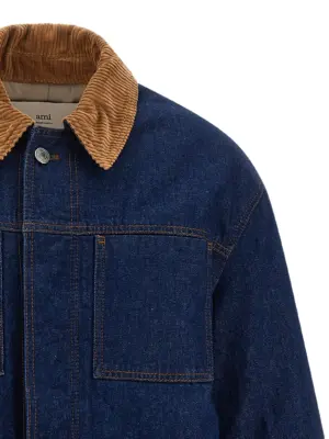 'Worker' jacket Man AMI PARIS Blue