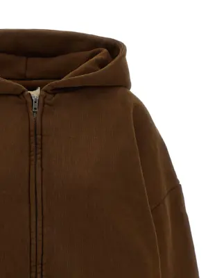 'Thermal' hoodie Woman ENTIRE STUDIOS Brown