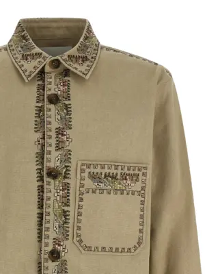 'Rudy' overshirt Man MARANT Beige