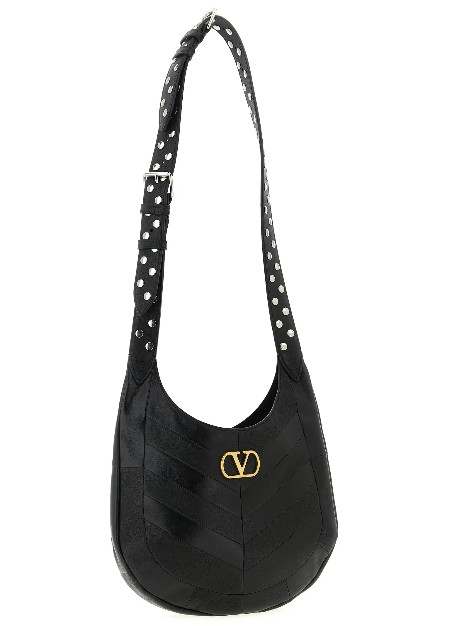 Мала сумка через плече Hoboho Valentino Garavani Чорна 3 Valentino Garavani 'Hoboho' small shoulder bag Woman VALENTINO GARAVANI Black