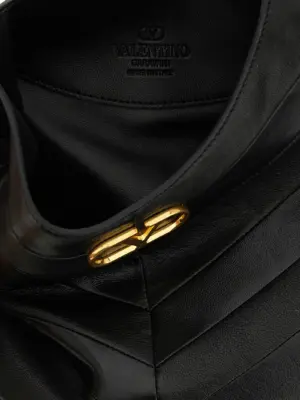 Valentino Garavani 'Hoboho' small shoulder bag 100% lamb leather (Ovis aries) VALENTINO GARAVANI Black